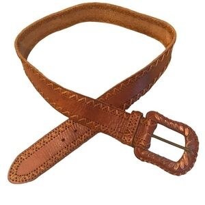 Another Line  Woman’s Leather Belt Size Medium Brown